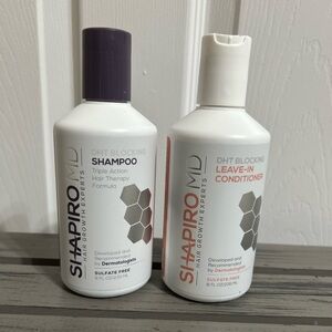 Shapiro MD DHT Blocking Shampoo & Leave In Conditioner New & Sealed